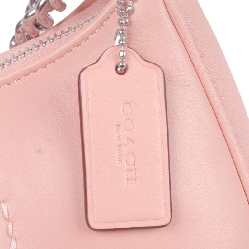 Coach Teri Logo Shoulder Bag In Pink