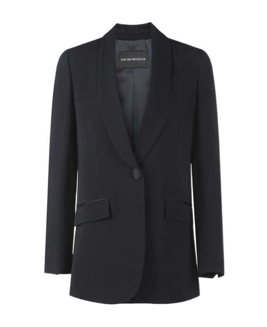EMPORIO ARMANI TAILORED SINGLE-BREASTED BLAZER 