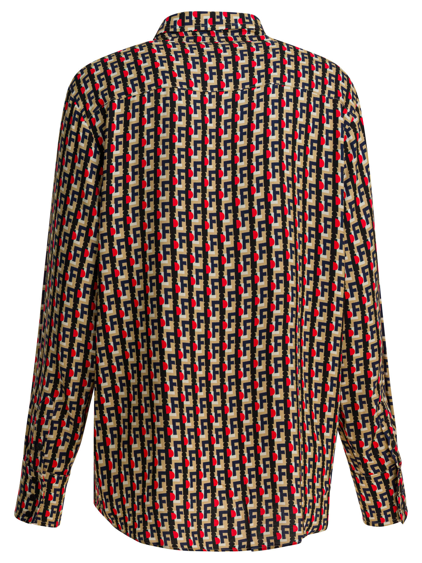 Ines De La Fressange Geometric-pattern Shirt In Multi