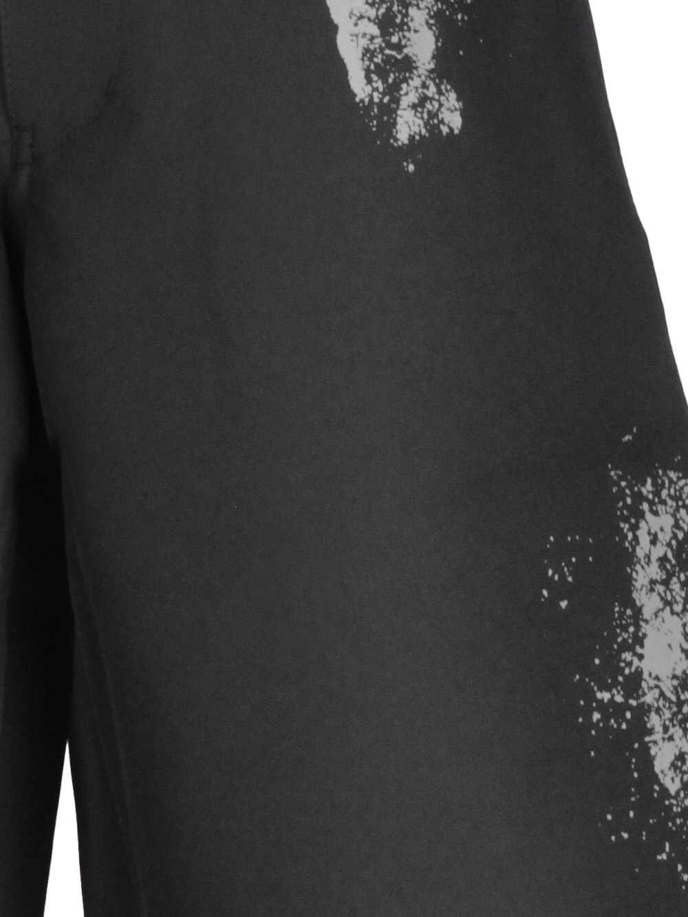 Comme Des Garçons Shirt Pattern-printed Knee-length Shorts In Black