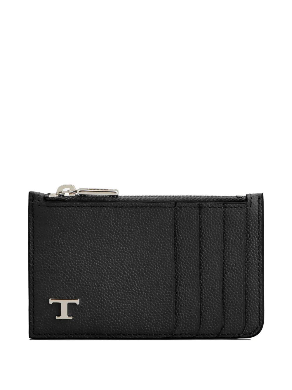 Tod's Credit Card Holder In Leather In Black