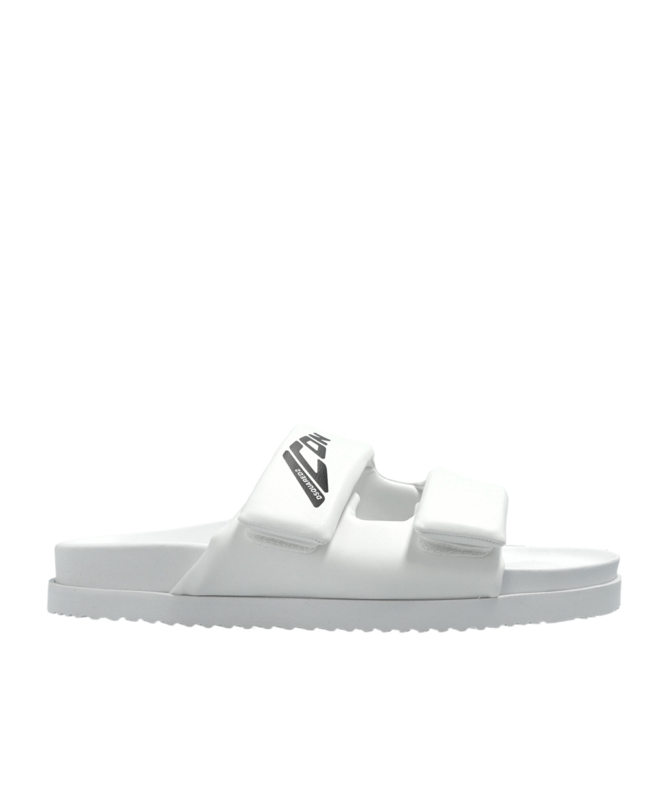 Dsquared2 Logo Slippers In White