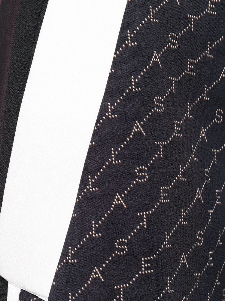 Stella Mccartney Logo Slim Shorts In Black