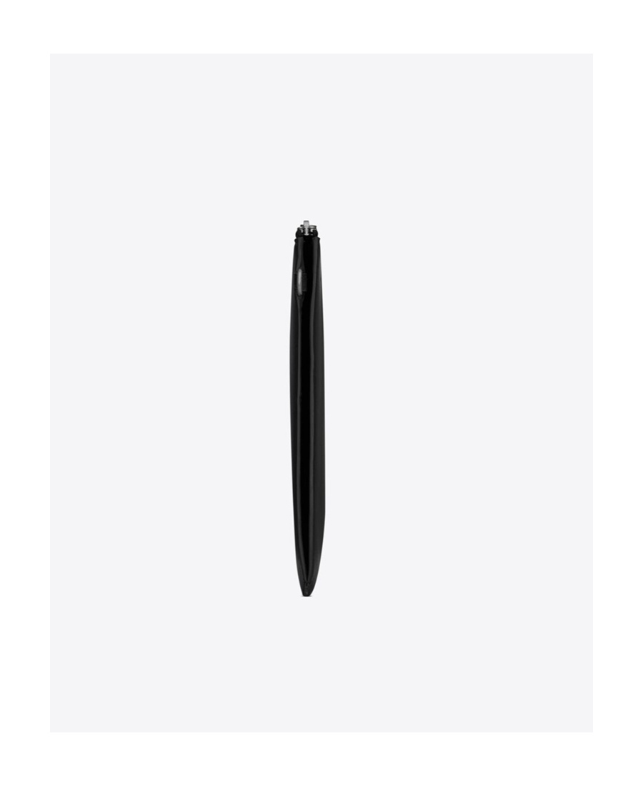 Saint Laurent Mini Leather Monogram Clutch Handbag In Black