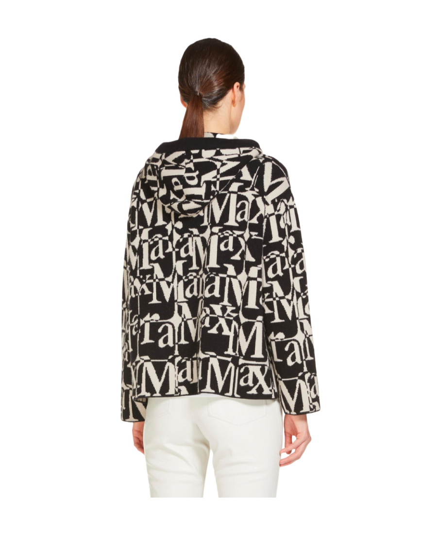 Max Mara Maiorca Logo Hoodie In Black