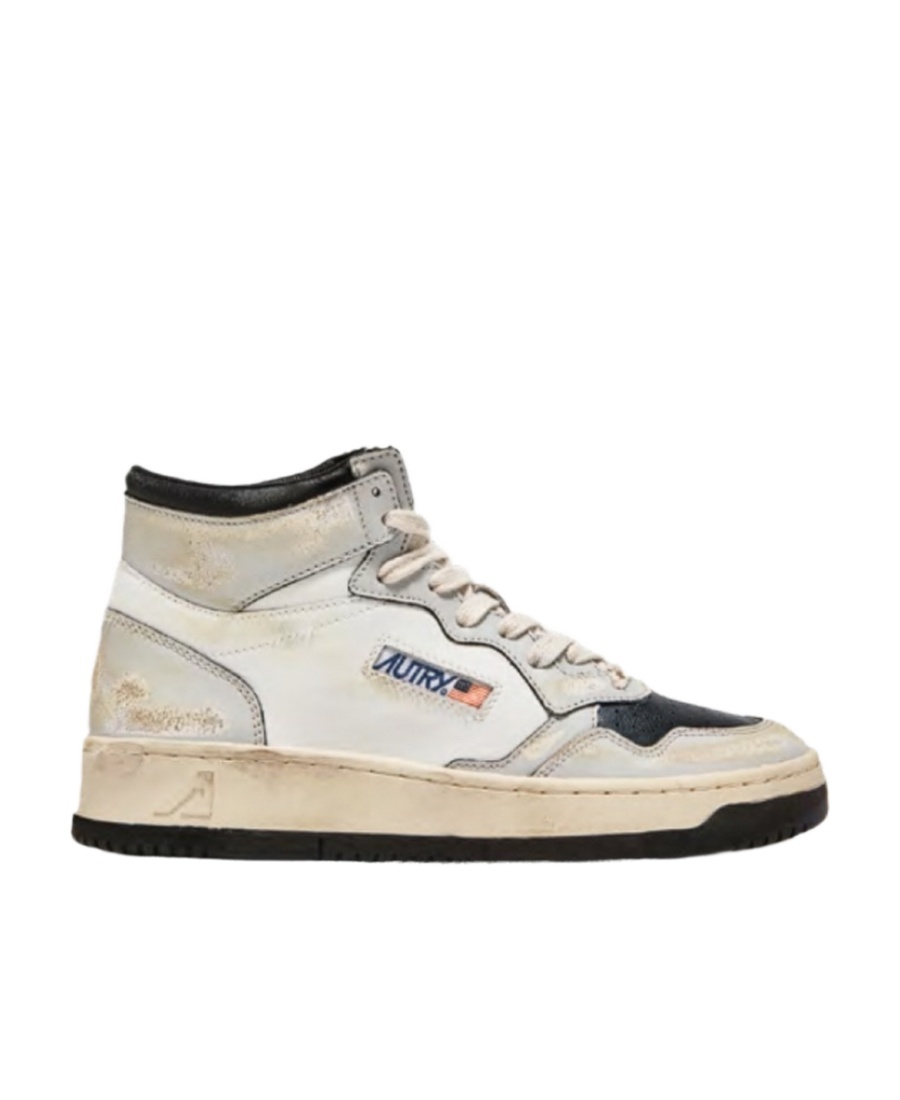 Shop Autry Medalist High-top Sneakers In Nude