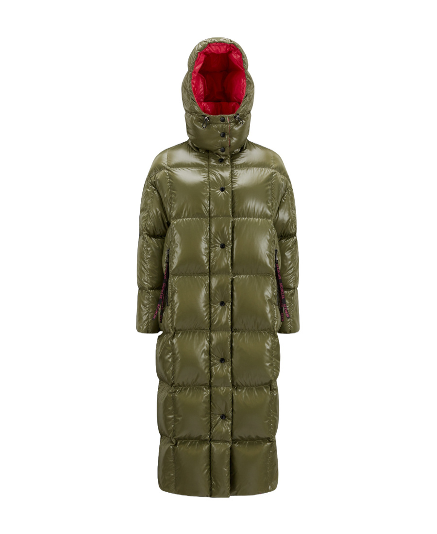Moncler Parnaiba Quilted Coat In Green