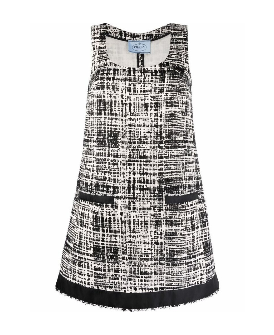 Prada A Dress With A Logo. In Black