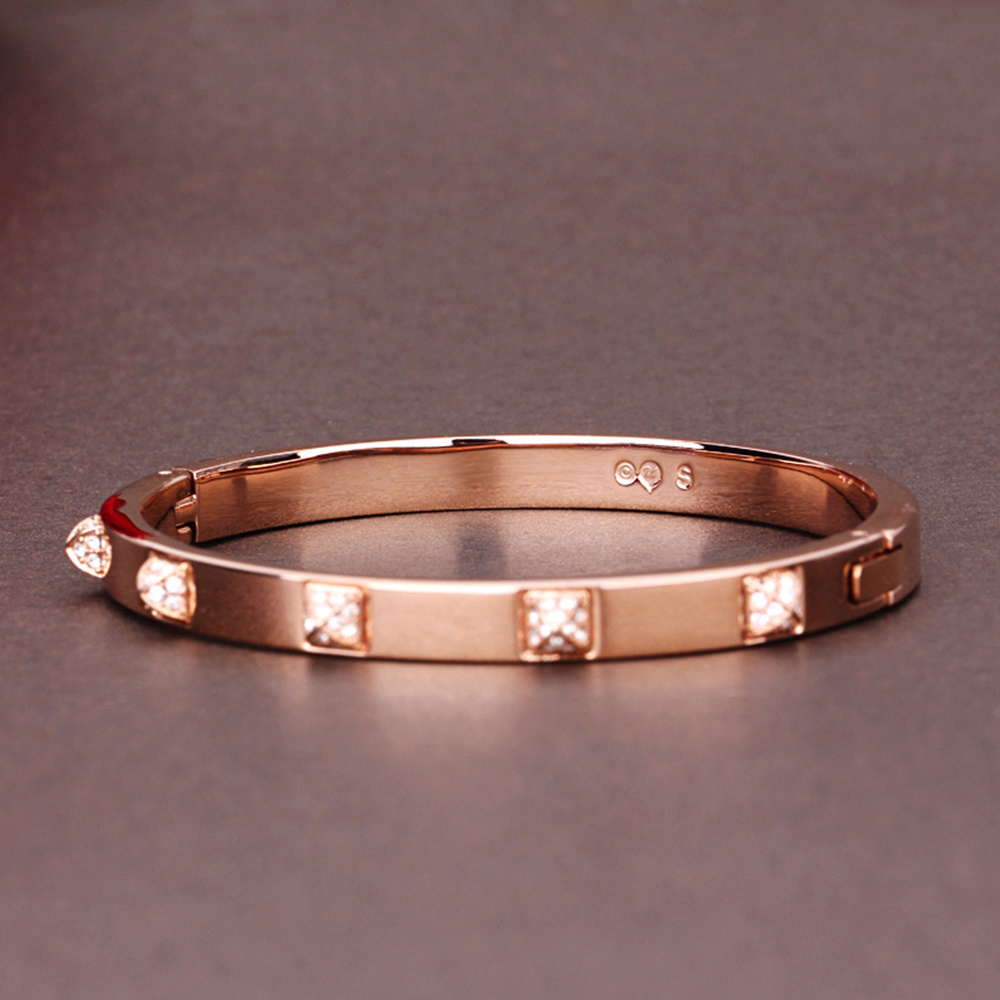 Swarovski Glass-embellished Bracelet In Yellow