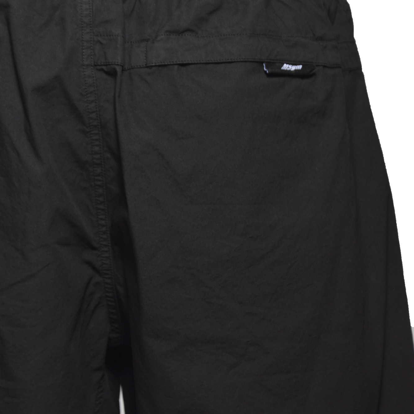 Msgm Cotton Deck Shorts In Black