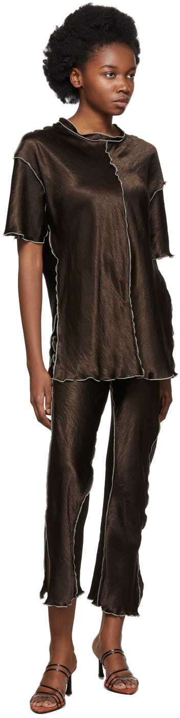 Yuzefi Item O-neck Short-sleeved T-shirt In Black