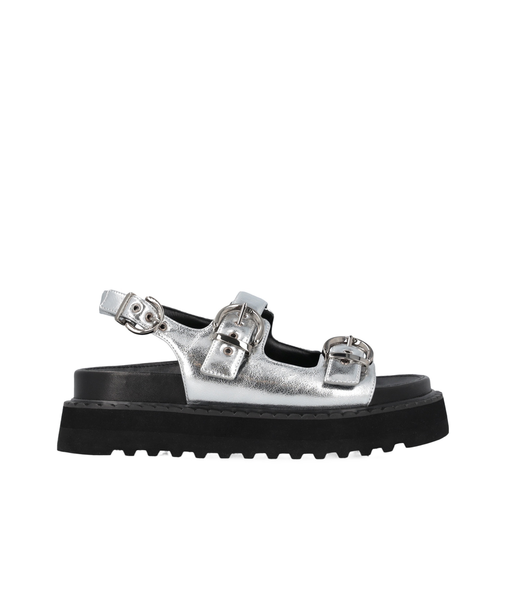 Shop Pinko Kate 03 Sandals In Black
