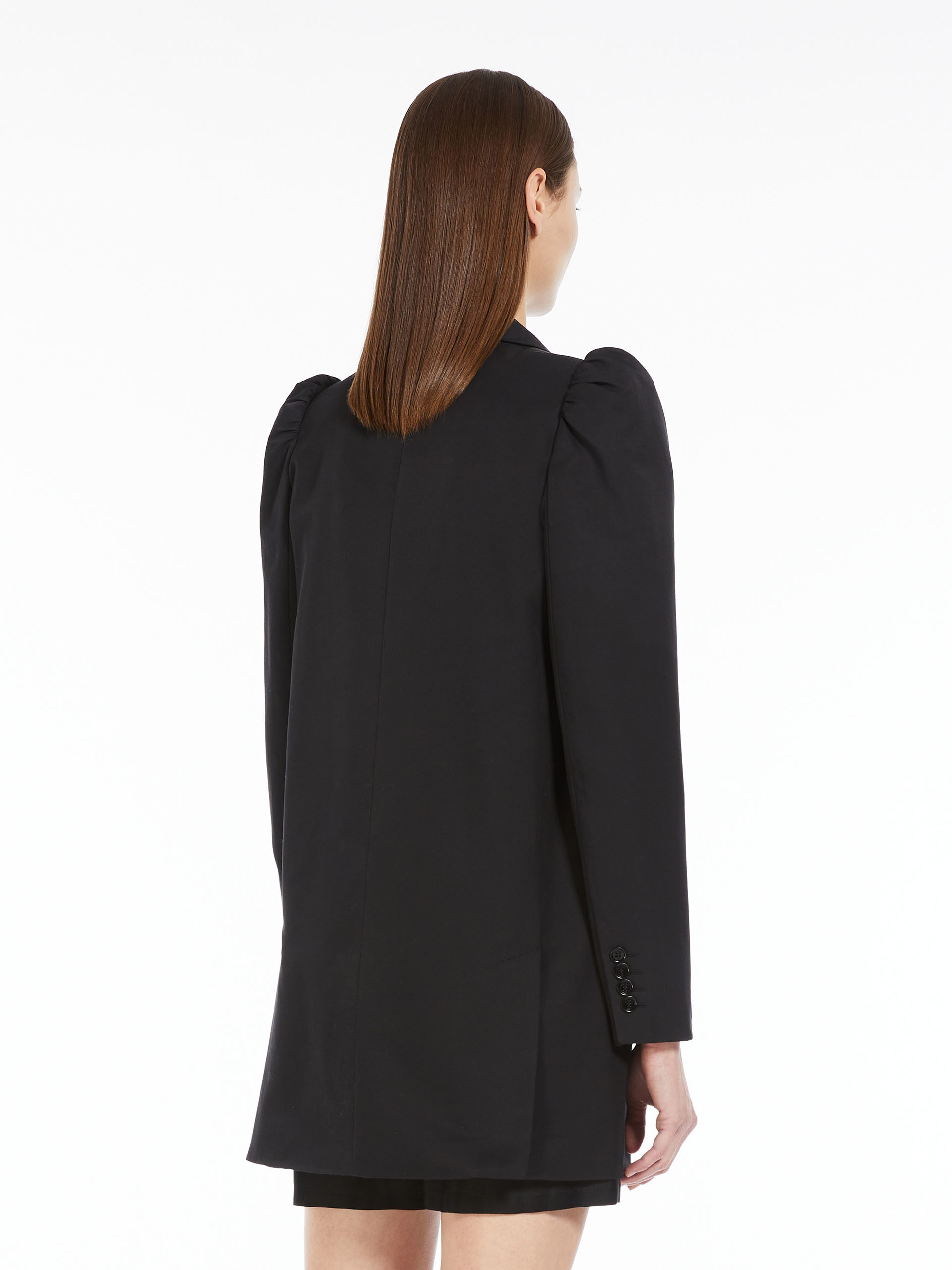 Max Mara Single Button Suit Jacket In Black
