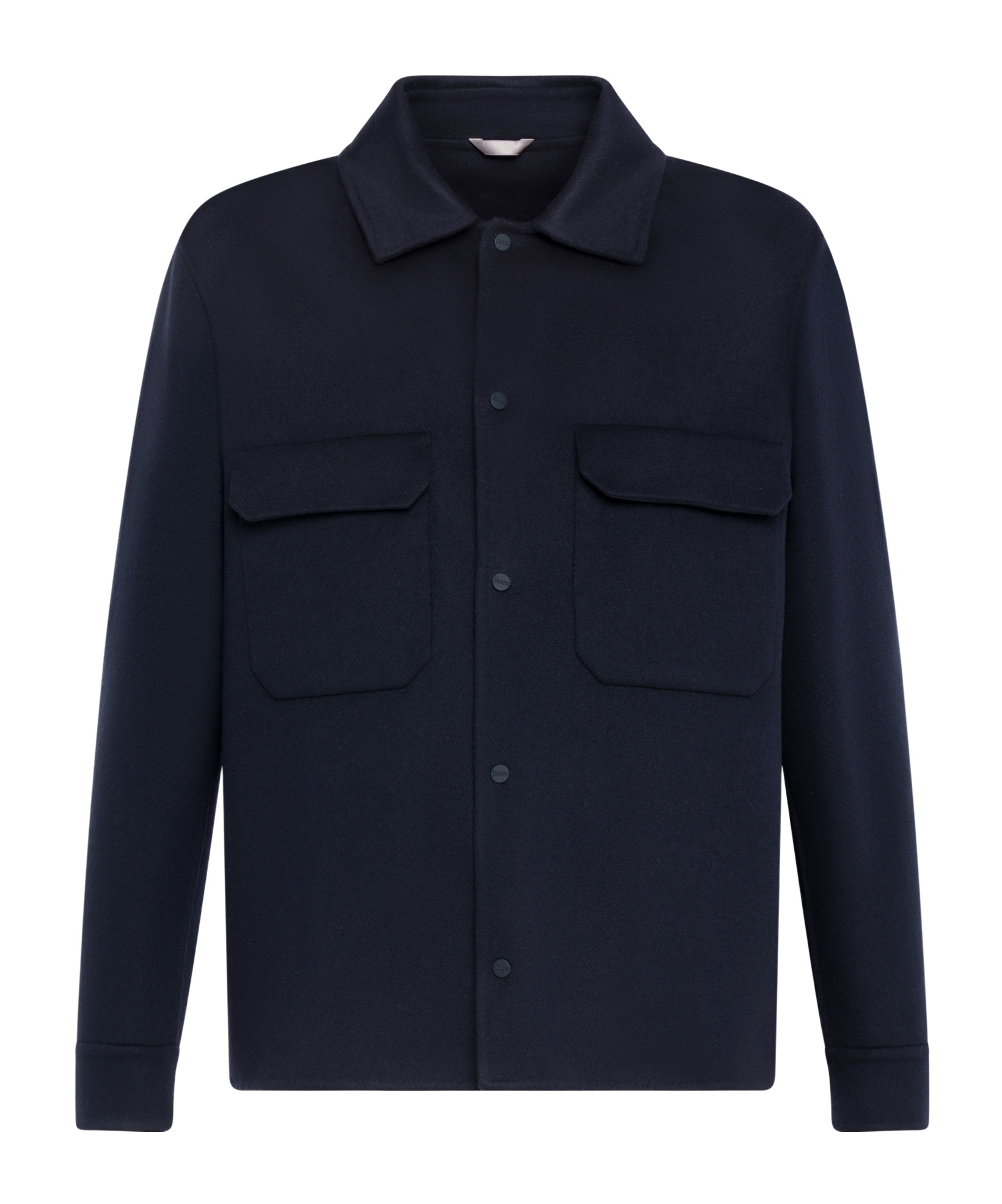 Herno Long-sleeved Short Coat In Blue