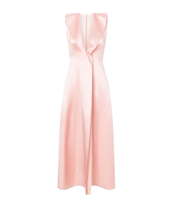 PHILOSOPHY DI LORENZO SERAFINI PHILOSOPHY DI LORENZO SERAFINI SLEEVELESS MIDI SATIN DRESS 