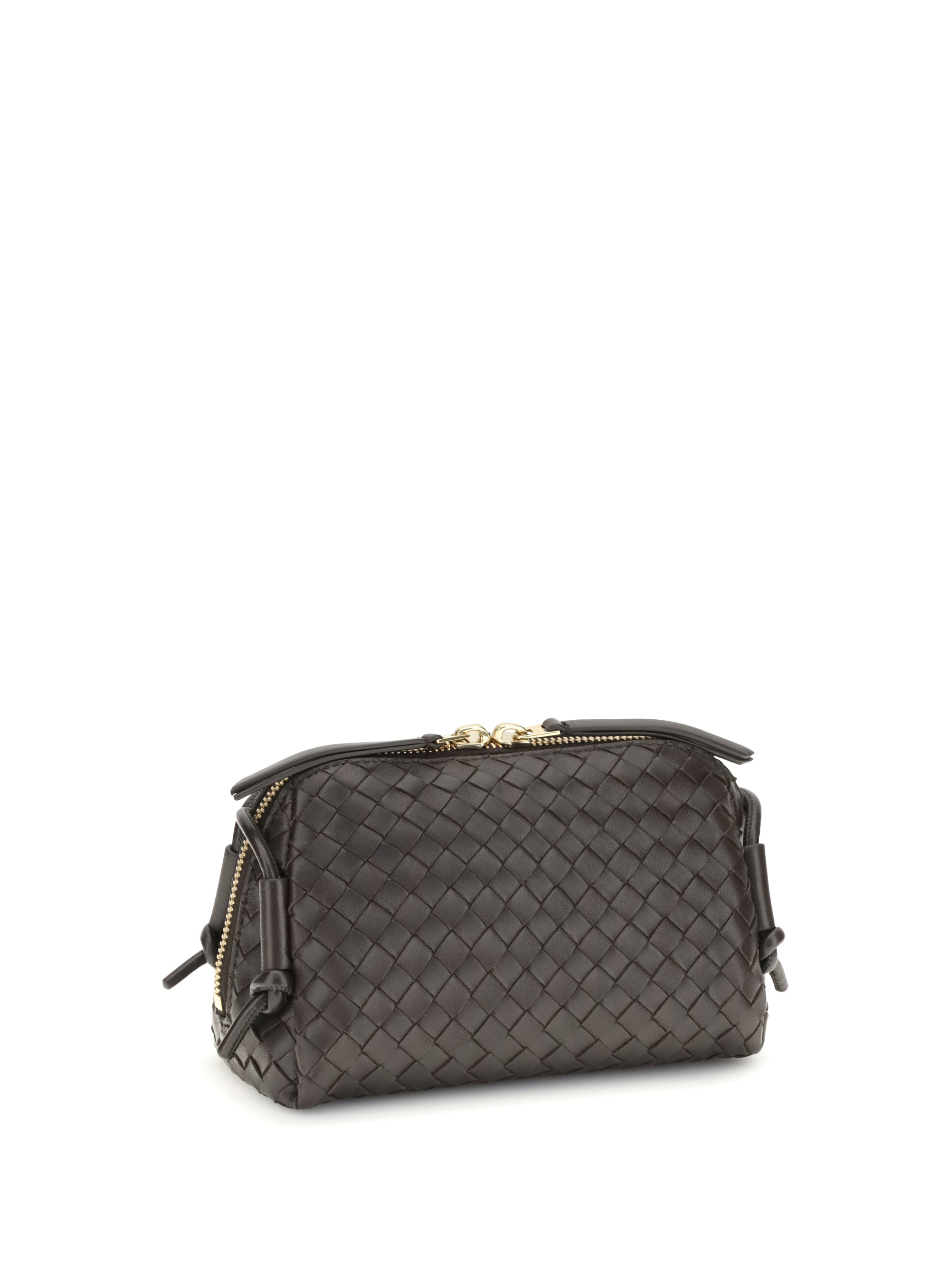 Bottega Veneta Concert Pouch Handle In Black