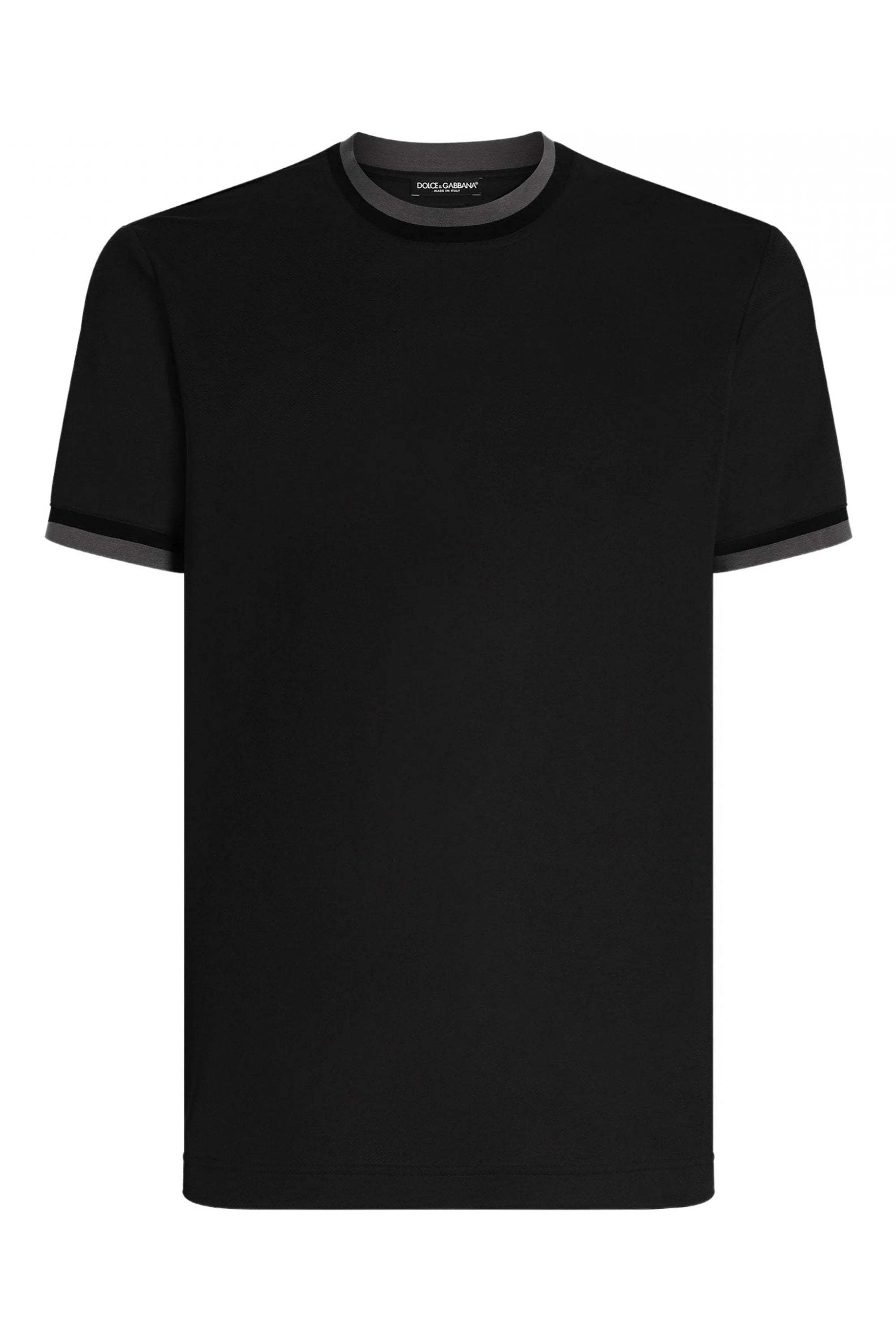 Dolce & Gabbana Short-sleeved T-shirt In Black