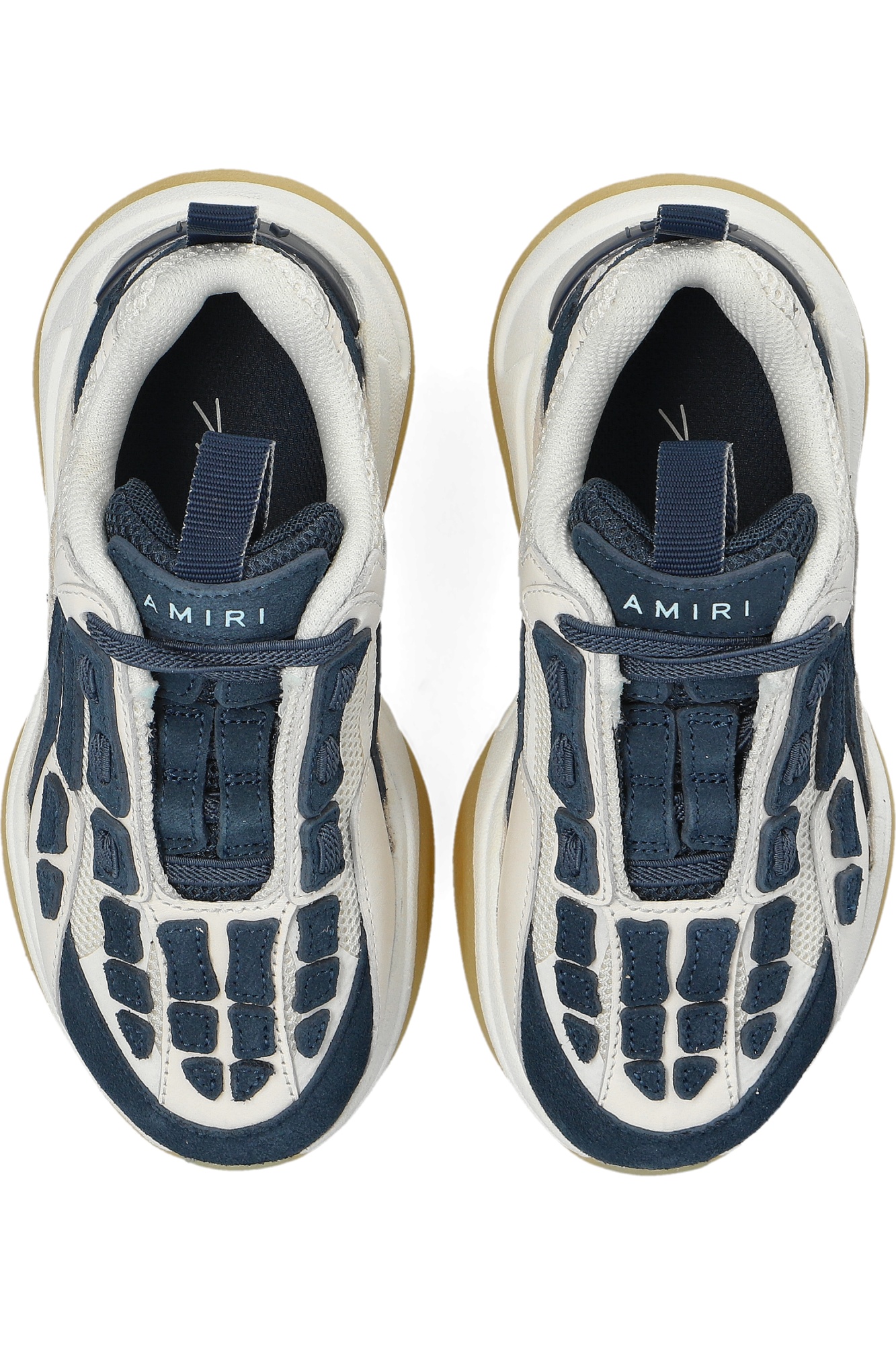 Amiri Round Toe Low-top Sneakers In Multi