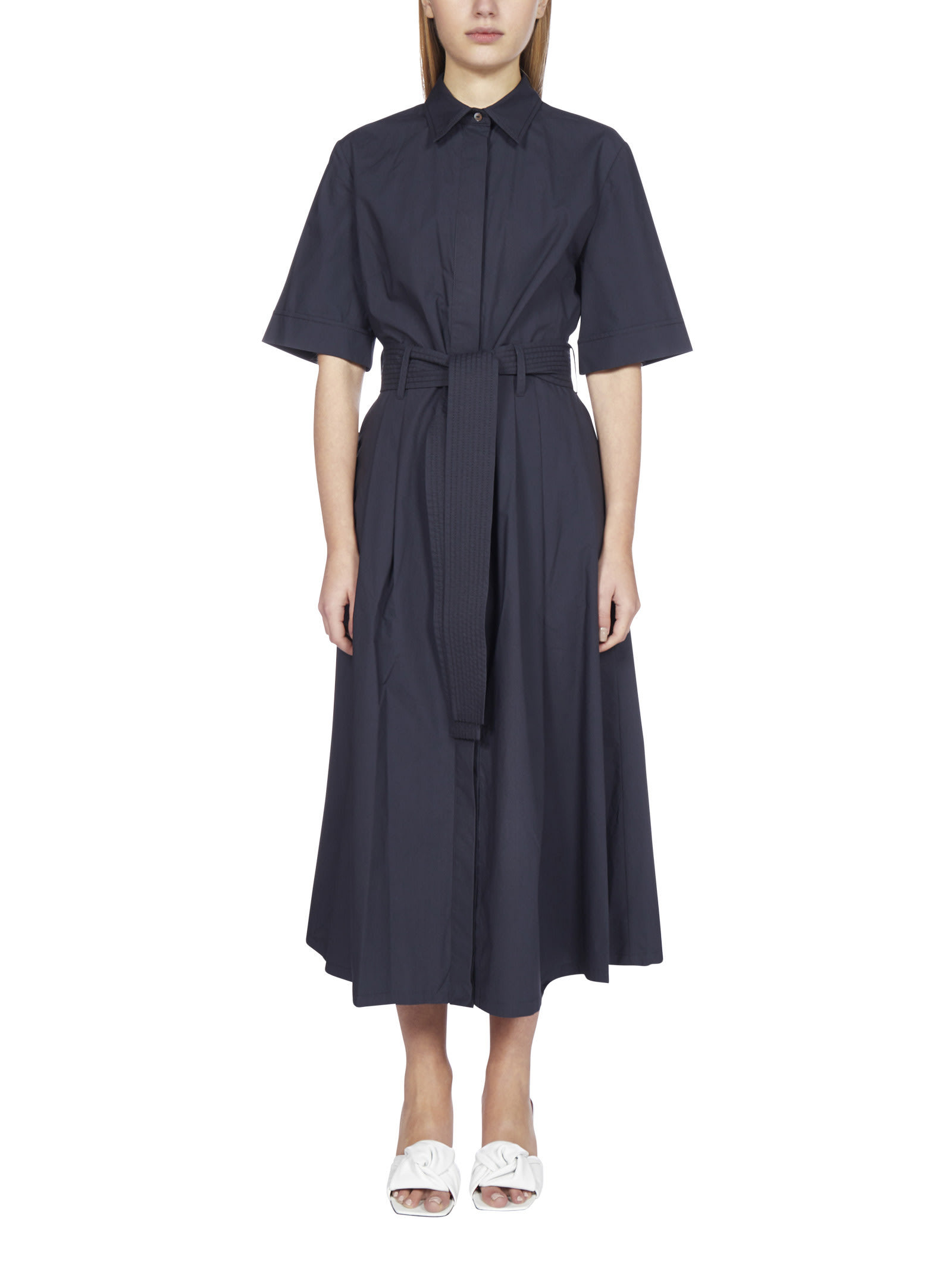 P.a.r.o.s.h Short-sleeve Midi Shirtdress