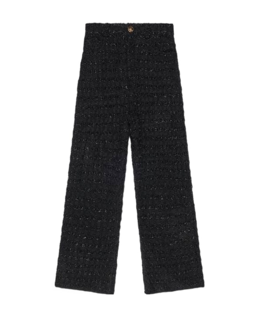Balenciaga Large Baggy Trousers In Wool Blend In Black