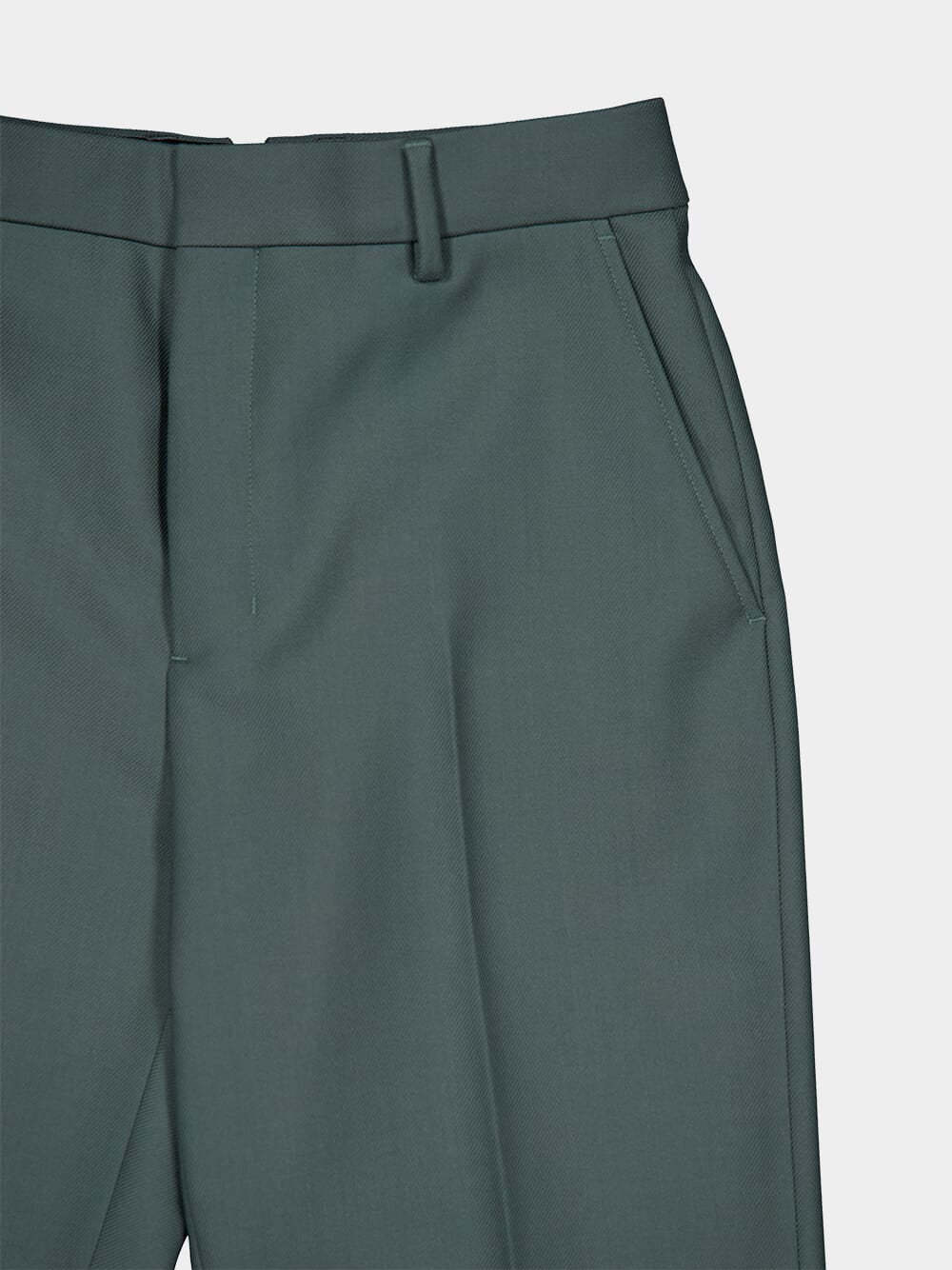 AMI ALEXANDRE MATTIUSSI AMI PARIS FLARED FIT TROUSERS