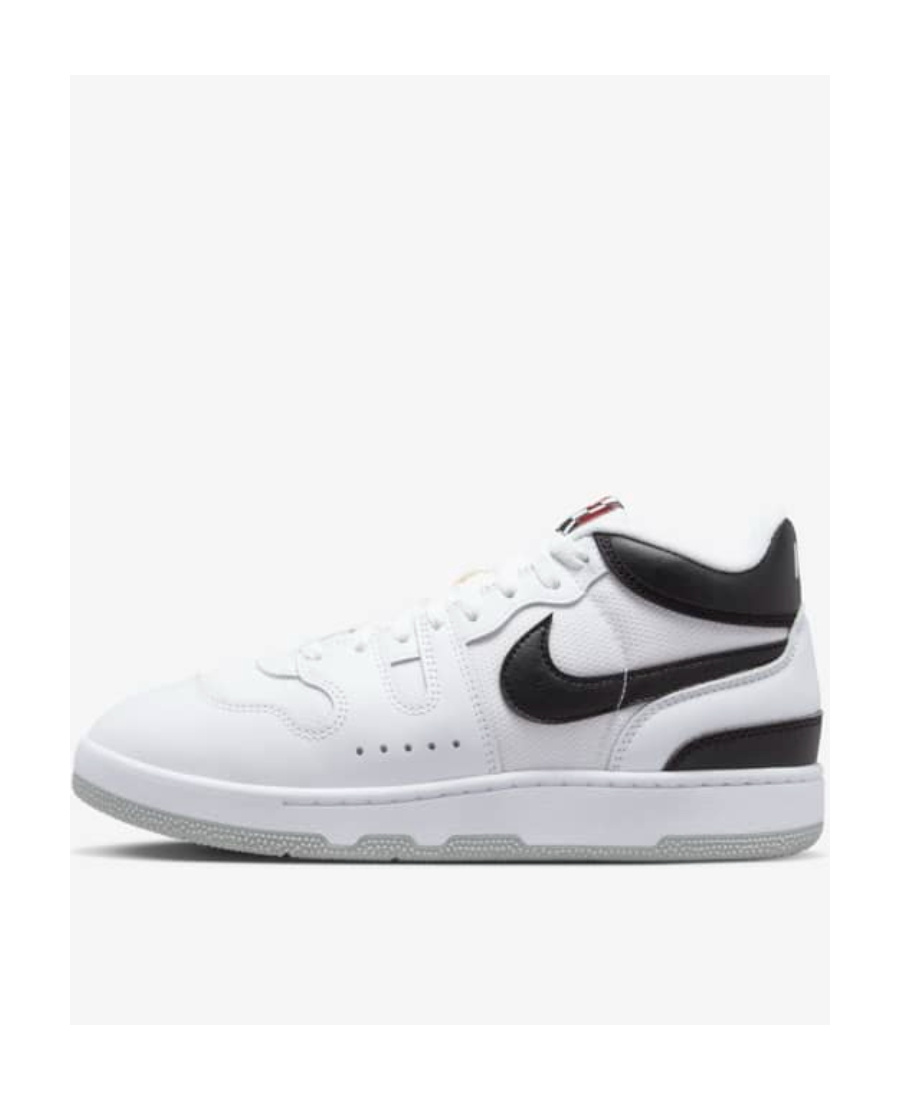 Nike Mac Attack Leather And Mesh Sneakers In White