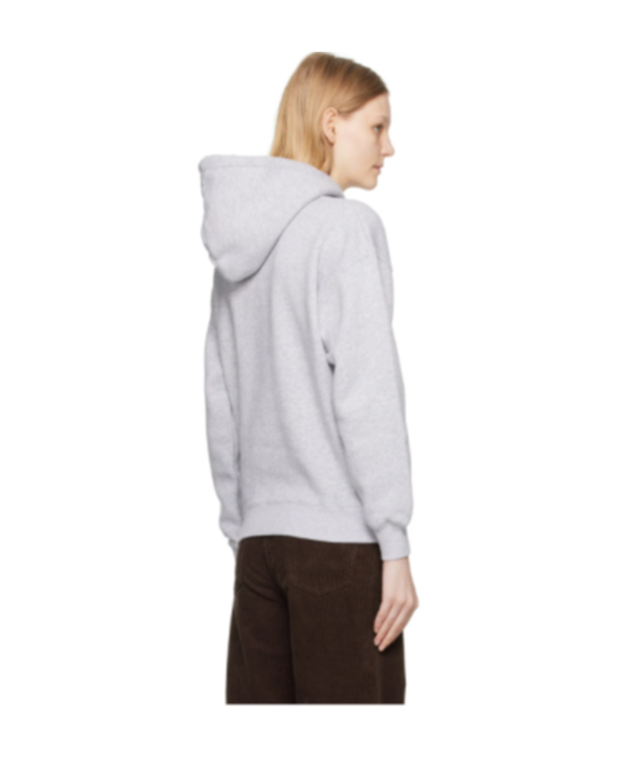 MAISON KITSUNÉ FOX-EMBROIDERED COTTON HOODIE