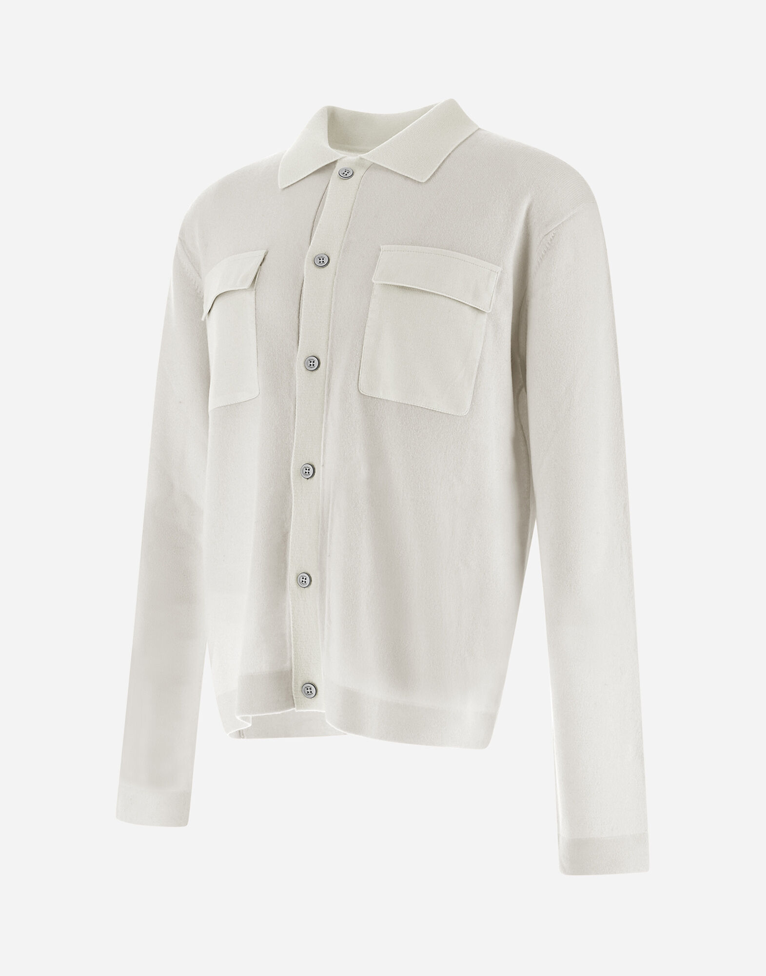 Herno Resort Long Sleeved Buttoned Shirt In White