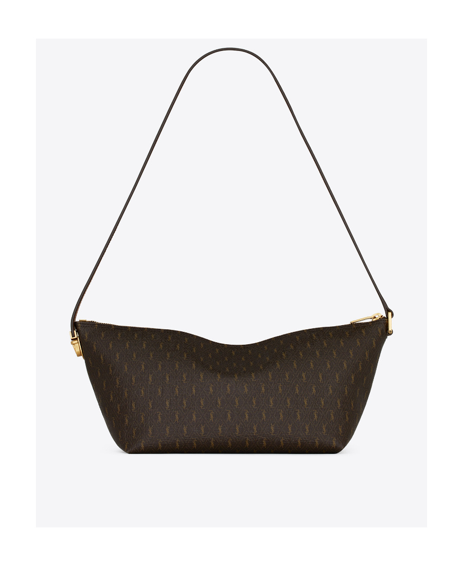 Saint Laurent Le Monogramme Cassandre Cross-body Bag In Brown