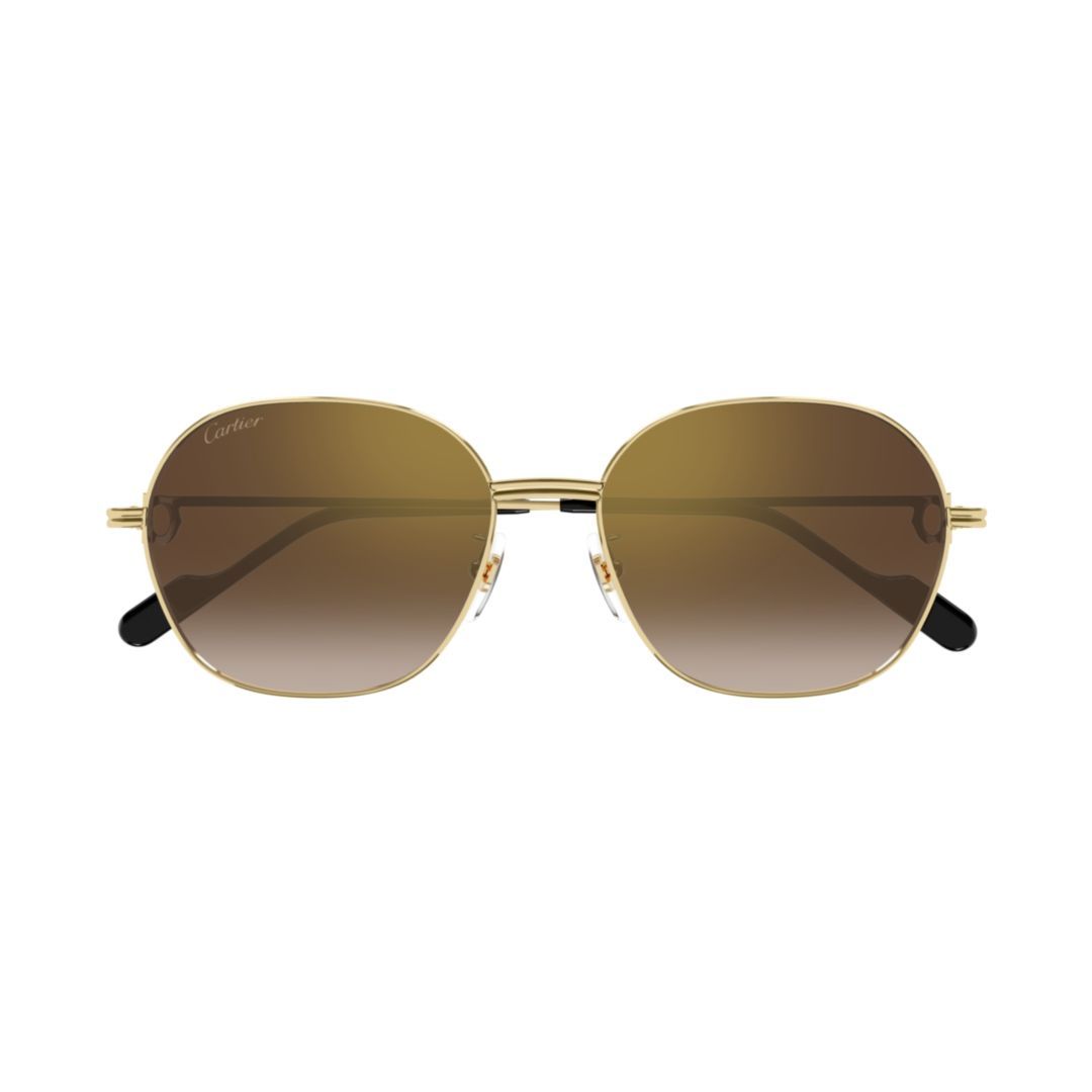 Cartier Full Frame Sunglasses In Green