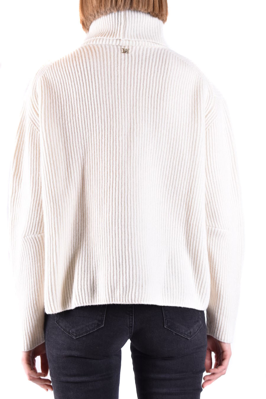 Pinko Roll-neck Sweater In White