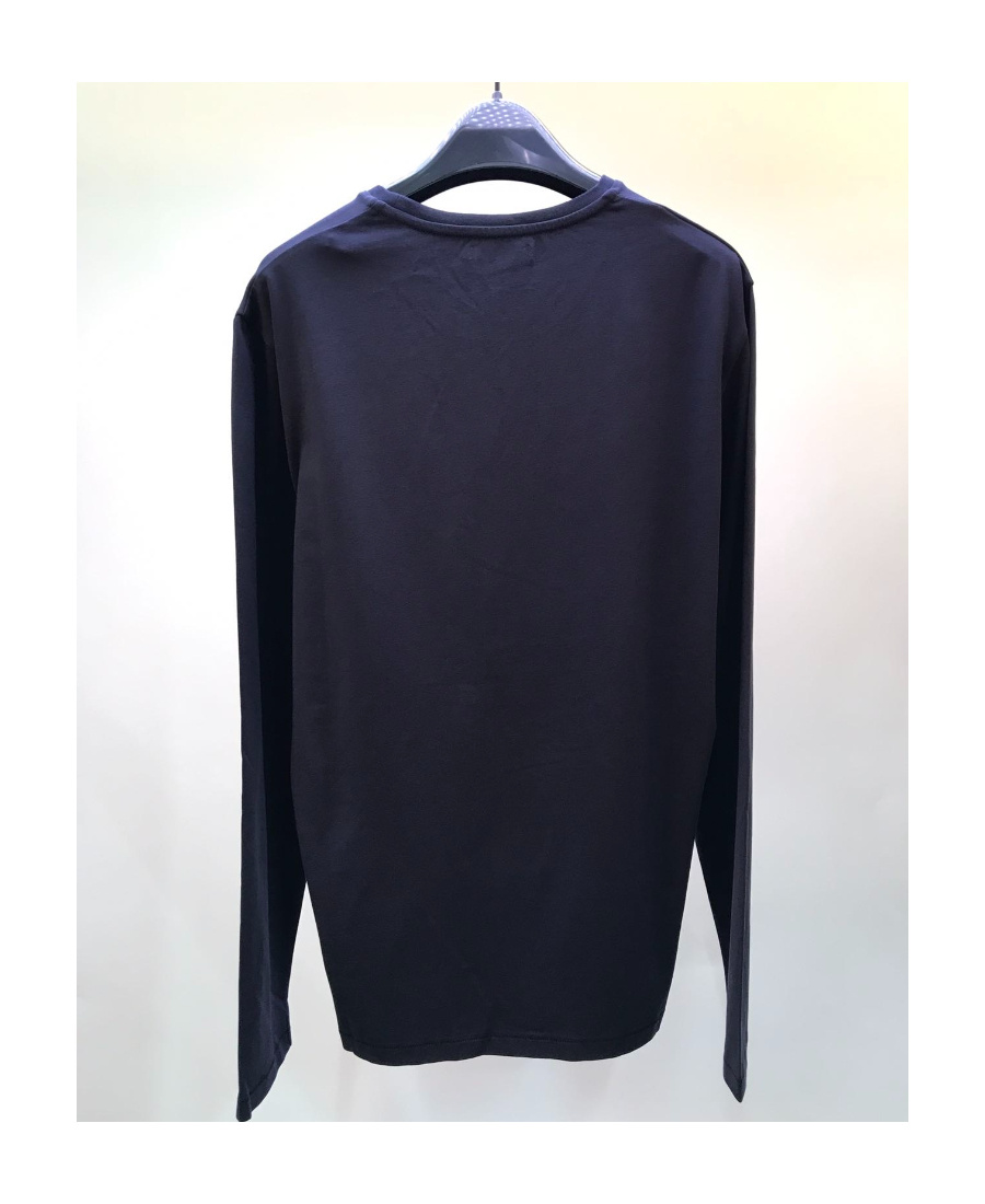 Iceberg T-shirt With Round Neck And Long Sleeves In Black