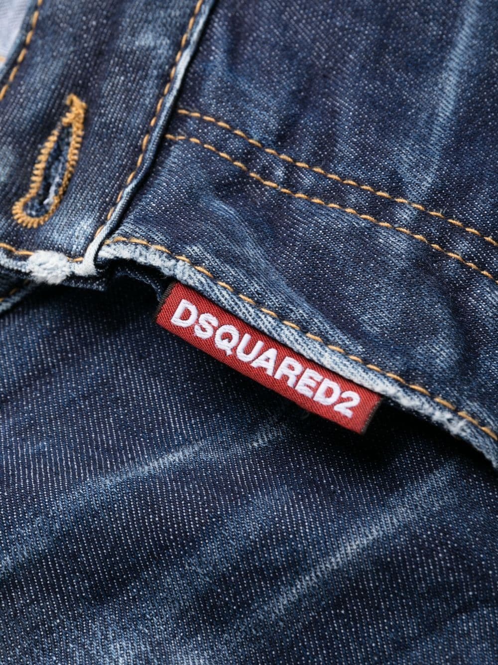 Dsquared2 Distressed-effect Skinny Jeans In Blue