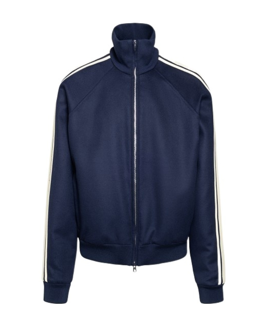 Bottega Veneta Zip-up Track Jacket In Blue