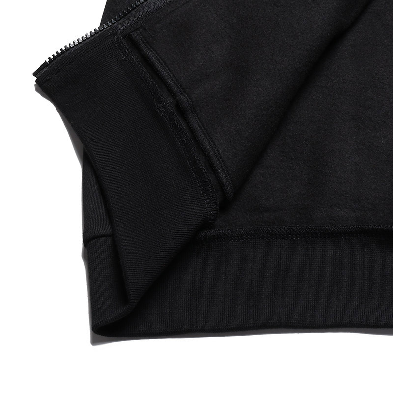 Ea7 Logo-print Detail Zipped Hoodie In Black