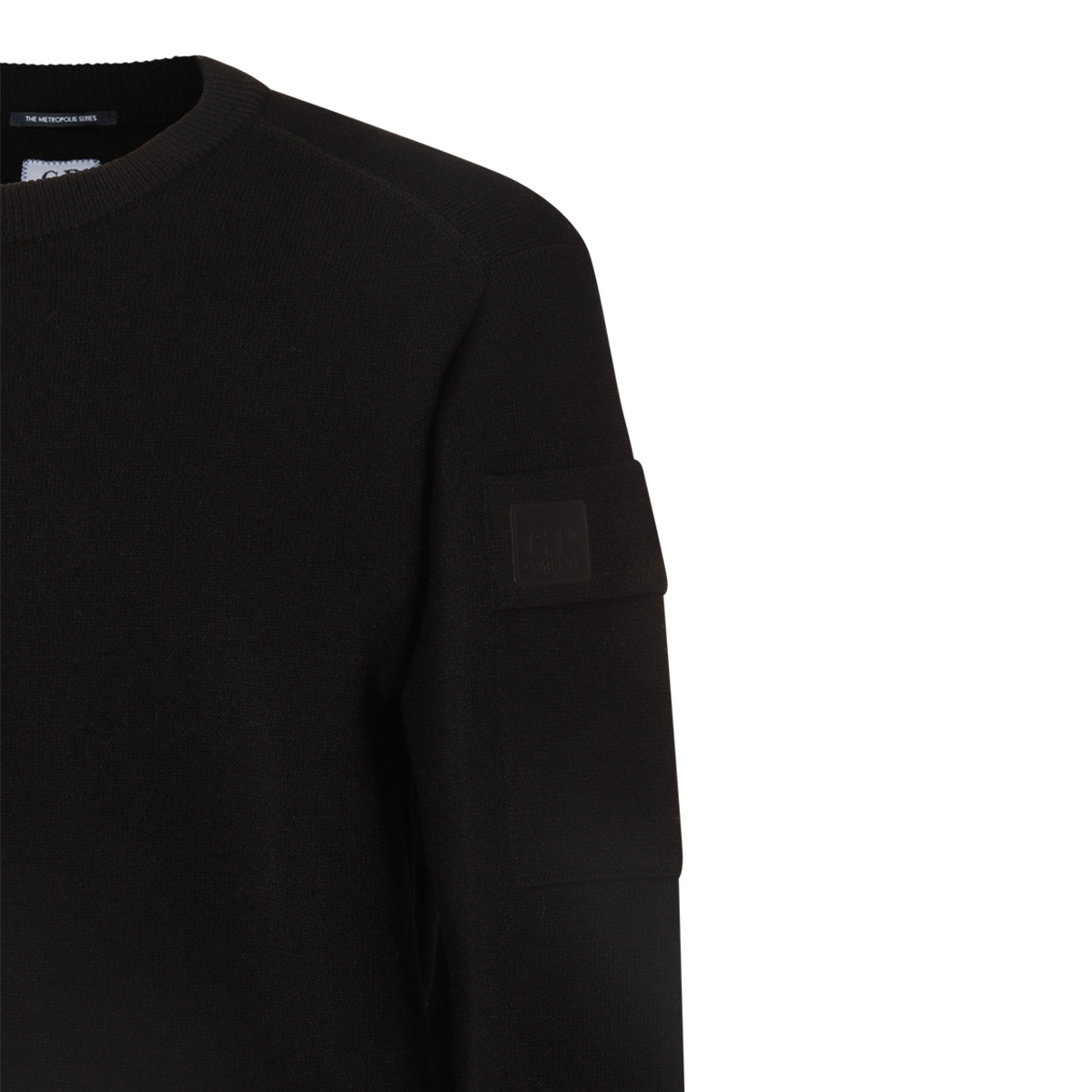 C.p. Company Cotton Crewneck Sweatshirt In Black