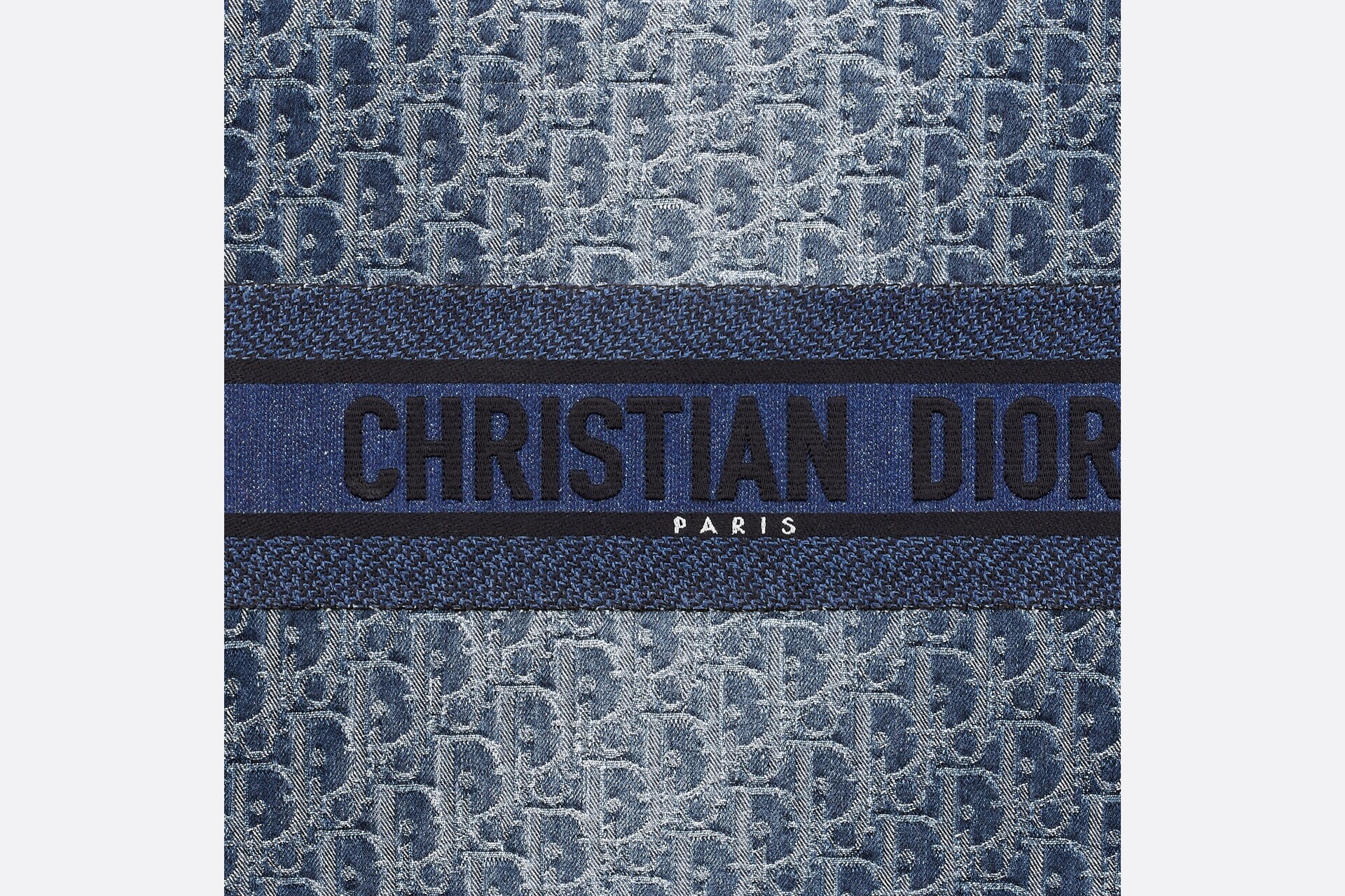 Dior Medium Book Tote Handbag In Blue