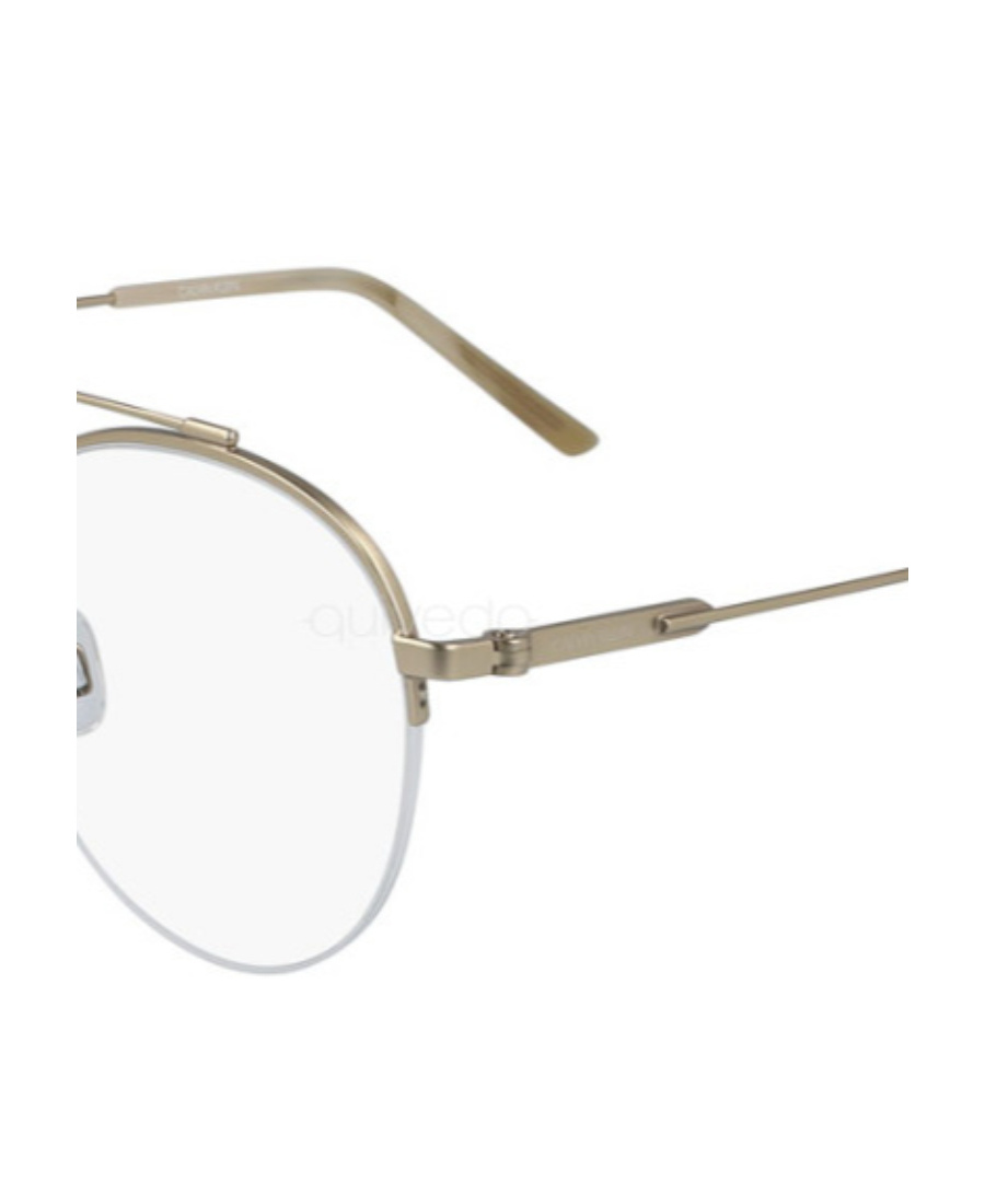 Calvin Klein Half-frame Flat Mirror In Neutral