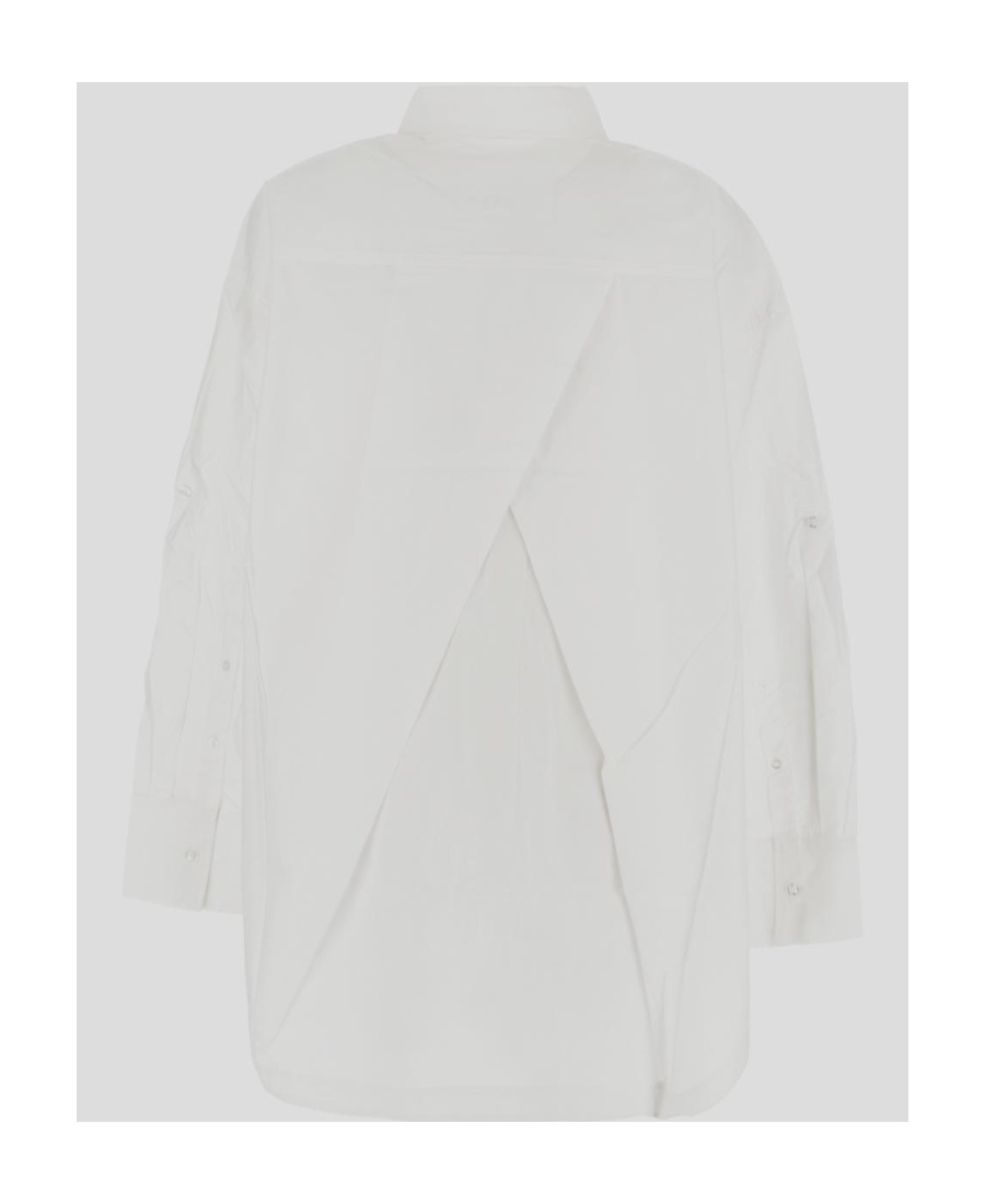 Remain Birger Christensen Remain By Birger Christensen Oversized Cotton-poplin Shirt In White