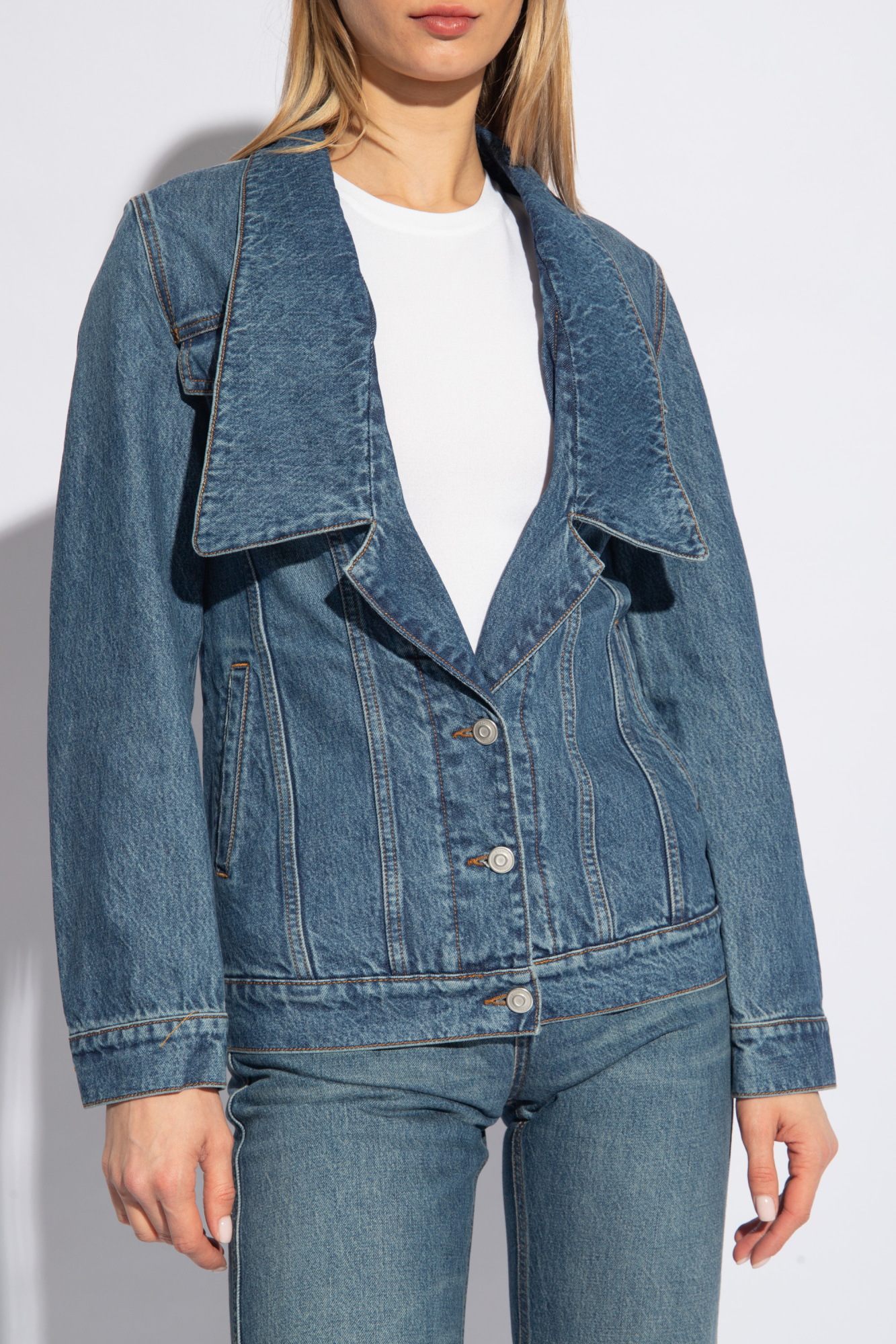 Coperni Denim Jacket In Blue