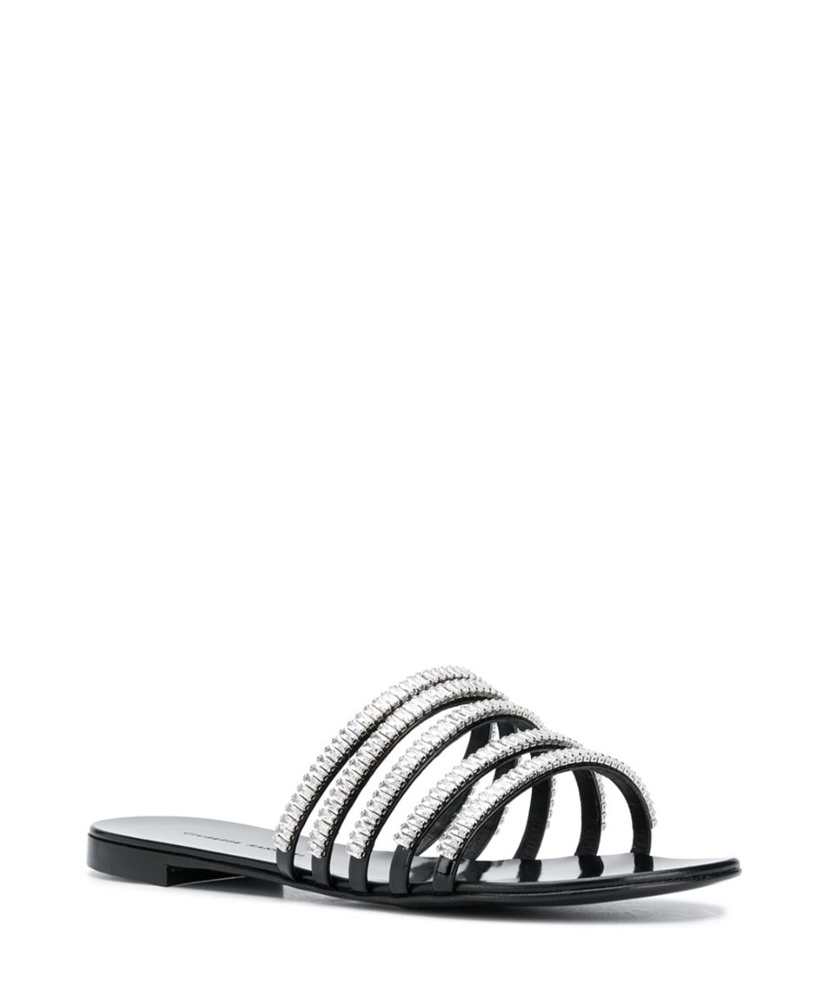 Shop Giuseppe Zanotti Logo Flip-flops In White