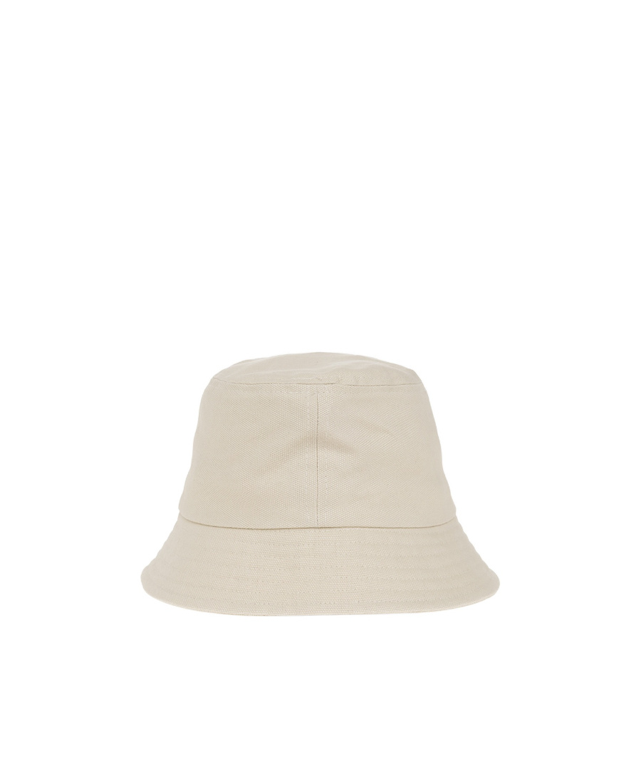 Isabel Marant Logo-print Bucket Hat In Nude