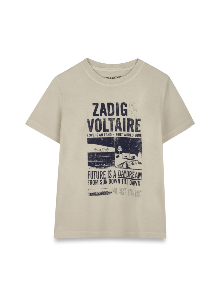 Zadig & Voltaire Short-sleeved T-shirt In Nude