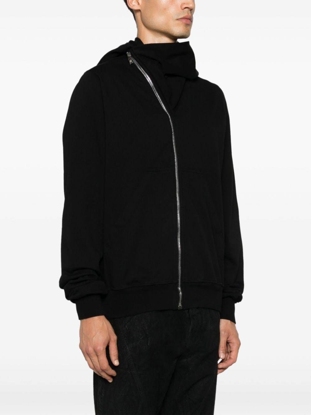 Rick Owens Drkshdw Mens Black Jumbo Gimp Relaxed-fit Cotton-jersey Hoody In Black