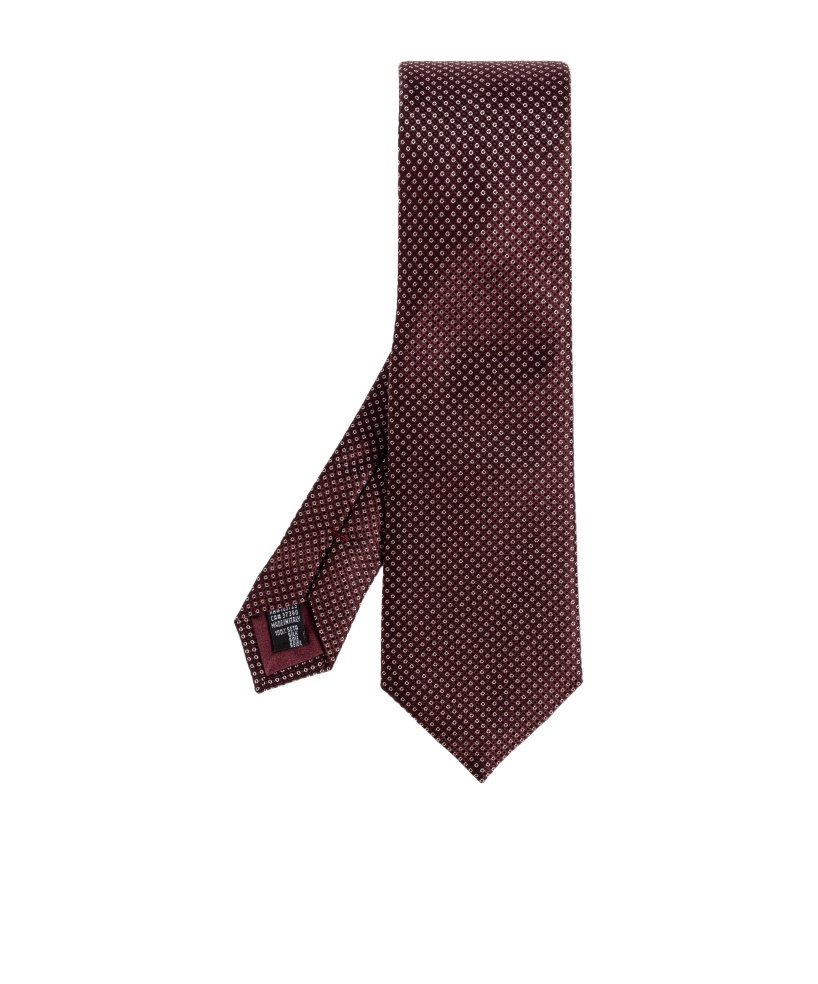 Giorgio Armani Pointed Tie In Brown