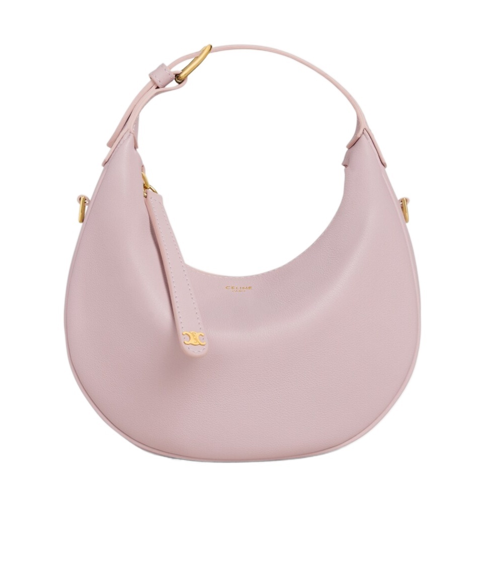 【VIP価格】Celine LULU TEEN LEATHER BAG Women's Teen Celine Lulu in Triomphe canvas and calfskin