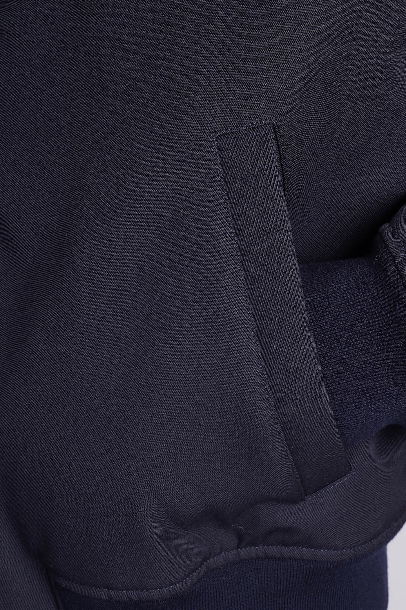 Jil Sander Classic Front Zip Bomber Jacket In Black
