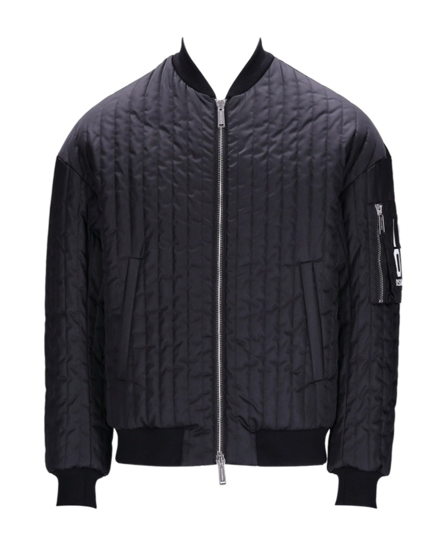 Dsquared2 Bomber Nylon Nero In Black
