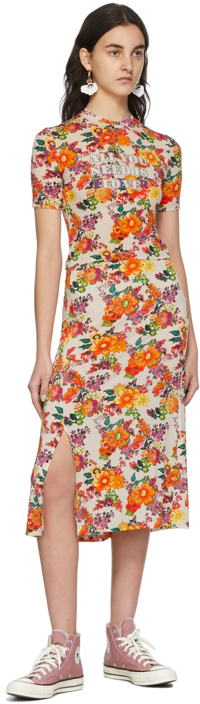 RABANNE PATTERN PRINTED SHORT-SLEEVED T-SHIRT