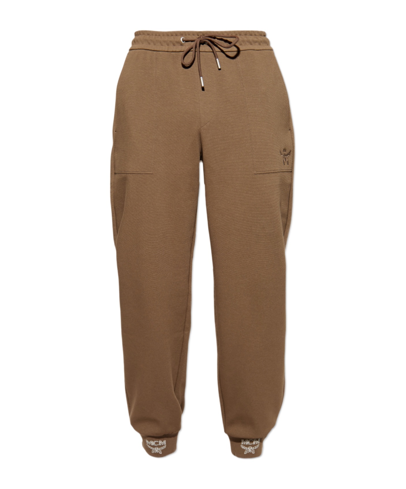 Mcm Drawstring Sweatpants In Brown